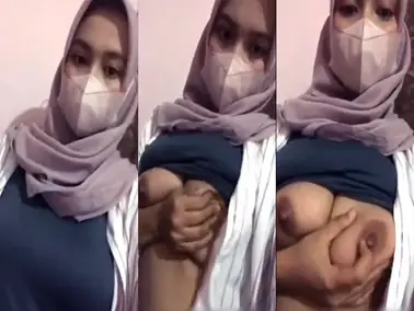Bokep Hijab Zilla Pap Payudara Hot Viral poster