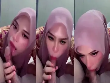Bokep Indo Hijab Cewek Cantik Sepong Kontol poster