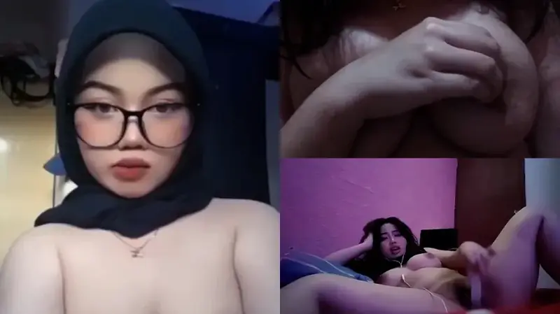 Seleb TikTok Jilbab Colmek Kamar Tidur 2026 backdrop